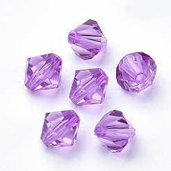 Perles en acrylique transparente&nbsp;TACR-S146-6mm-19