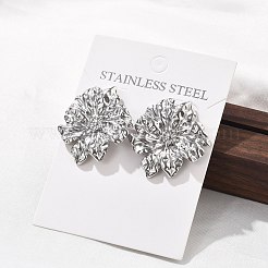 Серьги-гвоздики из нержавеющей стали 304 для женщин&nbsp;LS-EJEW-K306-29P