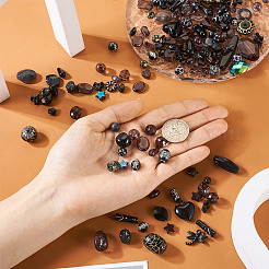 100 г прозрачных/непрозрачных акриловых бусин&nbsp;MACR-TA0001-50F