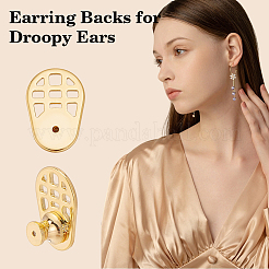 10 шт. Латунные гайки для ушей&nbsp;KK-ME0003-63G