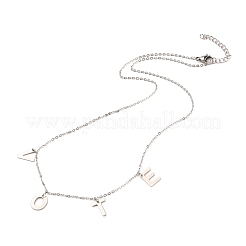 Не тускнеющие подвески из нержавеющей стали 304&nbsp;NJEW-JN03127-01