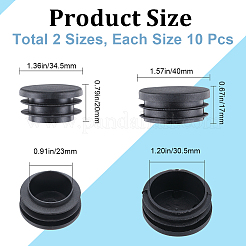 20 шт. 2 заглушки для пластиковых отверстий&nbsp;AJEW-GF0007-99