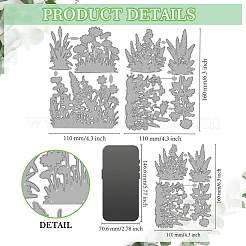 Stanzschablonen aus Kohlenstoffstahl mit Blumenmotiv&nbsp;DIY-WH0309-2827