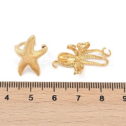 Серьги-манжеты из нержавеющей стали 304&nbsp;LS-EJEW-D306-03G