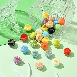 28шт 14 цвета фарфоровые бусины ручной работы&nbsp;PORC-CJ0001-02