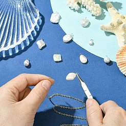 10 шт. подвески из натурального барочного жемчуга Кеши в 10 стилях&nbsp;KK-CJ0003-62