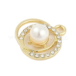 Подвески из сплава с микропаве из стразов&nbsp;FIND-K020-02G