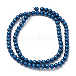 Electroplate non magnetici ematite Perle sintetiche fili&nbsp;G-E602-04B