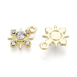 Подвески из сплава с покрытием стойки и стразами&nbsp;PALLOY-T090-47KCG