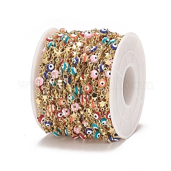 Chaînes de perles en laiton manuels&nbsp;CHC-I027-04G