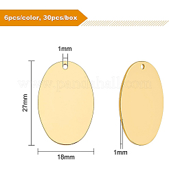 30шт 5 цвета латунные подвески&nbsp;KK-BC0002-16