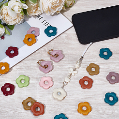 50 шт. Непрозрачные акриловые подвески&nbsp;SACR-SP0001-41