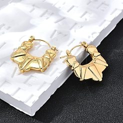 Серьги-кольца из нержавеющей стали 304 для женщин&nbsp;EJEW-L296-076G