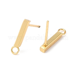 Apprêt pour boucles d'oreilles à tige en acier inoxydable 304&nbsp;LS-X-STAS-C080-06C-G