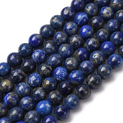 Природный лазурит шарик нити&nbsp;LS-G-G953-03-6mm