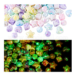 4 стиль УФ-покрытие акриловые бусины&nbsp;MACR-PH0001-84