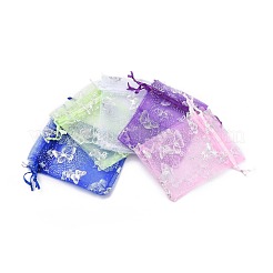 Borsa in organza con coulisse&nbsp;OP-S006-9x12cm-M