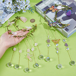 2 шт. 2 стиля солнцезащитных очков из железа&nbsp;HJEW-OC00260