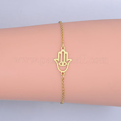 201 браслет из нержавеющей стали&nbsp;LS-BJEW-T011-JN494-2