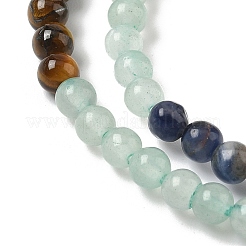 Нити бусин из натуральной красной яшмы&nbsp;G-NH0002-E02-4mm