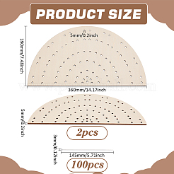 2 шт. деревянные доски для венков&nbsp;DIY-FG0006-77B