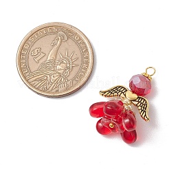 Подвески-ангелы из стеклянных бисеров&nbsp;PALLOY-MZ00631-03