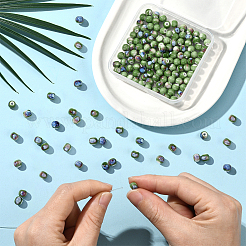 120шт фарфоровые бусины ручной работы&nbsp;PORC-LT0001-13E