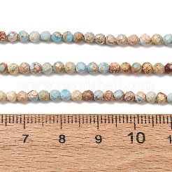 Brins de perles de jaspe impérial naturel&nbsp;G-L578-A14
