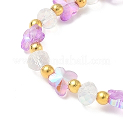 Glas Perlen Stretch-Armbänder&nbsp;WGF21B9-05