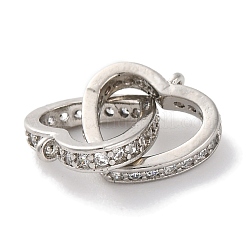 Латунные микро проложить кубического циркония подвески&nbsp;KK-U039-04P