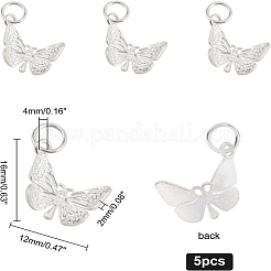5 pieza 925 colgantes de plata esterlina&nbsp;STER-CA0001-11