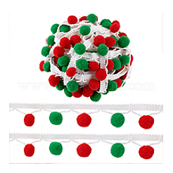 8.3 м полиэстеровая разноцветная бахрома из помпонов&nbsp;OCOR-PH0007-13A