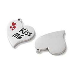 Подвески из нержавеющей стали 304 с эмалью&nbsp;STAS-M102-13P-03