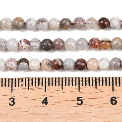 Натуральный мексиканский агат&nbsp;G-G345-B01-3mm