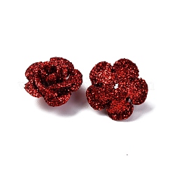 Perlas de aluminio para pintura para hornear con forma de rosa 3d&nbsp;FIND-L019-01F