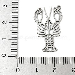 Pendentifs en acier inoxydable 201 sur le thème de l'océan&nbsp;LS-STAS-G366-08P-01