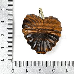 Резные подвески из натурального тигрового глаза&nbsp;G-C276-01G-04