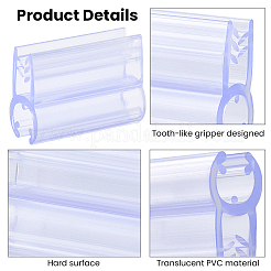 30 pince mémo en plastique PVC&nbsp;AJEW-CP0011-38