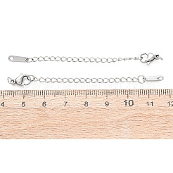Удлинитель цепочки из нержавеющей стали 304 с подвесками в форме капли.&nbsp;STAS-G383-08P