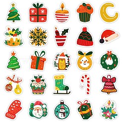 50 autocollant en papier dessin animé sur le thème de Noël&nbsp;DIY-P085-12