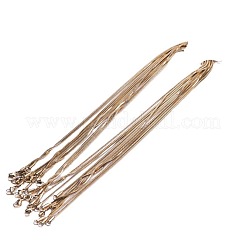Collares de cadena de serpiente cuadrada de acero inoxidable 304 de 1.5 mm&nbsp;X-TW4888-1