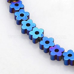 Electroplate non magnetici ematite sintetico fili di perline&nbsp;G-J217D-M
