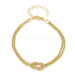 Bracelets à un rang de mailles en laiton pour femmes&nbsp;KK-CBA68DA-17B-G