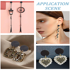 6 шт. 3 стиля ионного покрытия (IP) 304 нержавеющая сталь серьги-гвоздики фурнитура&nbsp;STAS-LP0001-84