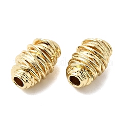 Латунные бусины в форме вихревой спирали&nbsp;KK-Z137-18G