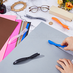 5 taglierino di sicurezza in plastica per carta da imballaggio in 5 colori&nbsp;TOOL-DC0001-30