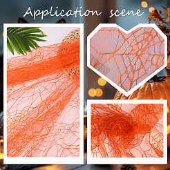 Полиэстеровая кружевная ткань с паутиной&nbsp;DIY-WH20049-44D