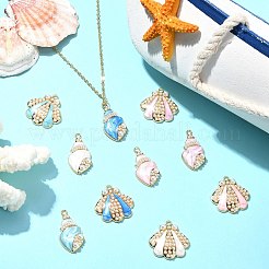 20 шт. 10 стиля подвески из сплава и эмали на морскую тематику&nbsp;FIND-CJ0002-93