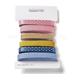 18 ярд полиэфирной ленты 6 цветов&nbsp;SRIB-C001-B08