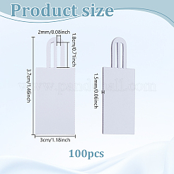 100 шт. ПВХ пустые ценники для очков&nbsp;FIND-GA0007-90